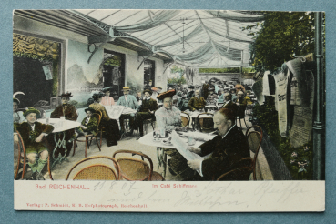 AK Bad Reichenhall / 1907 / Litho Lithographie / im Cafe Schiffmann